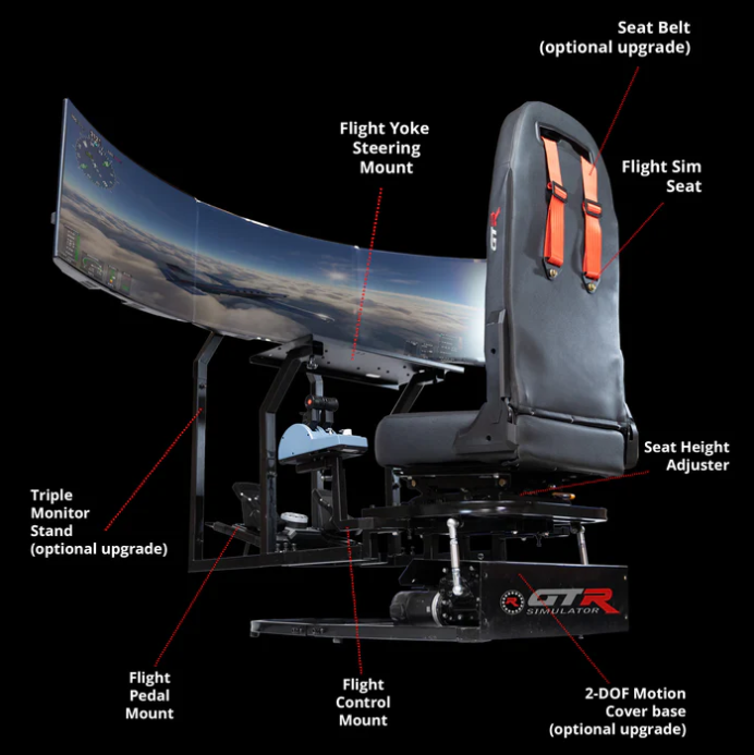 Advanced Aviation Training Device Flight Simulator Frame