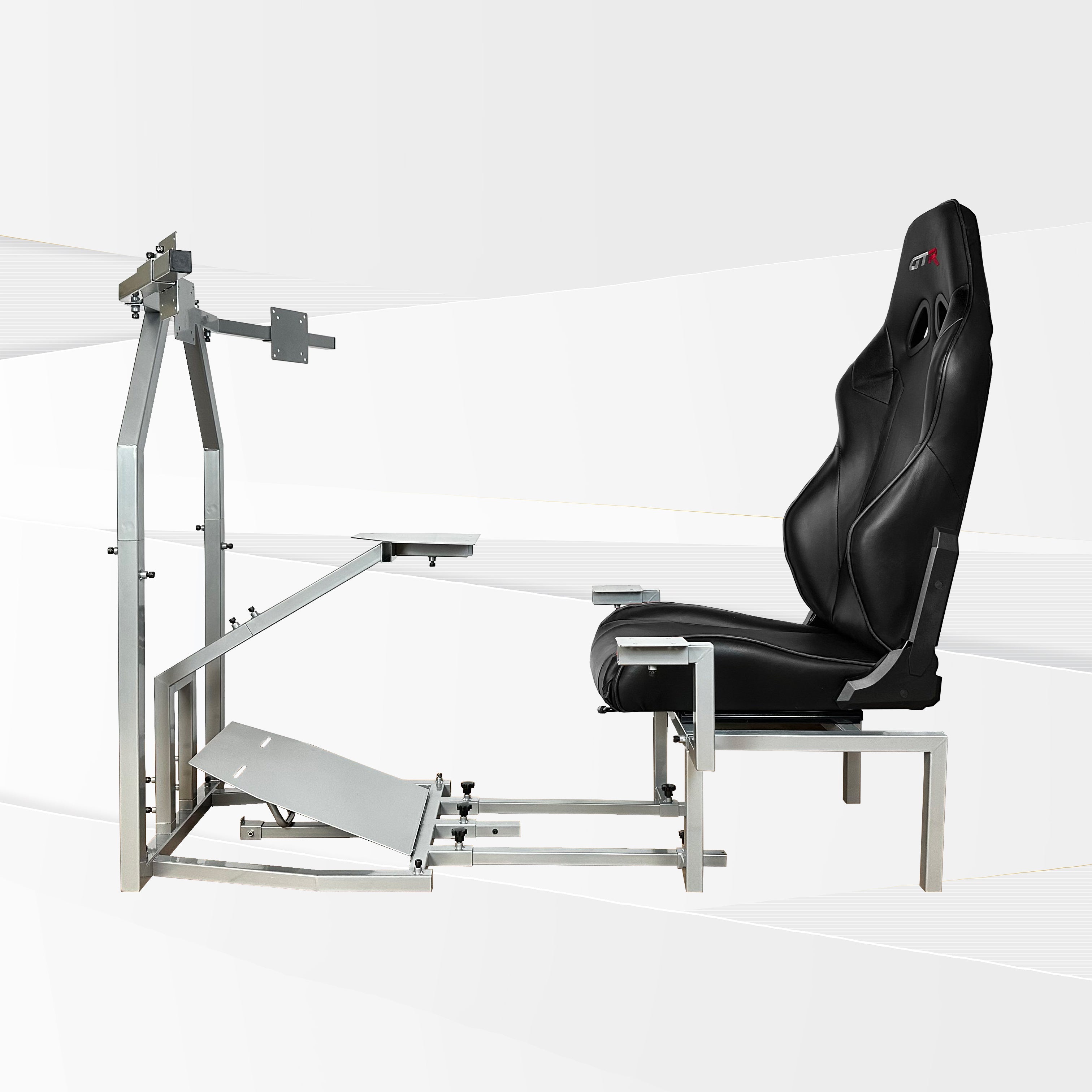 Bombardier CRJ Jet Flight Simulator Frame and Gaming Chair