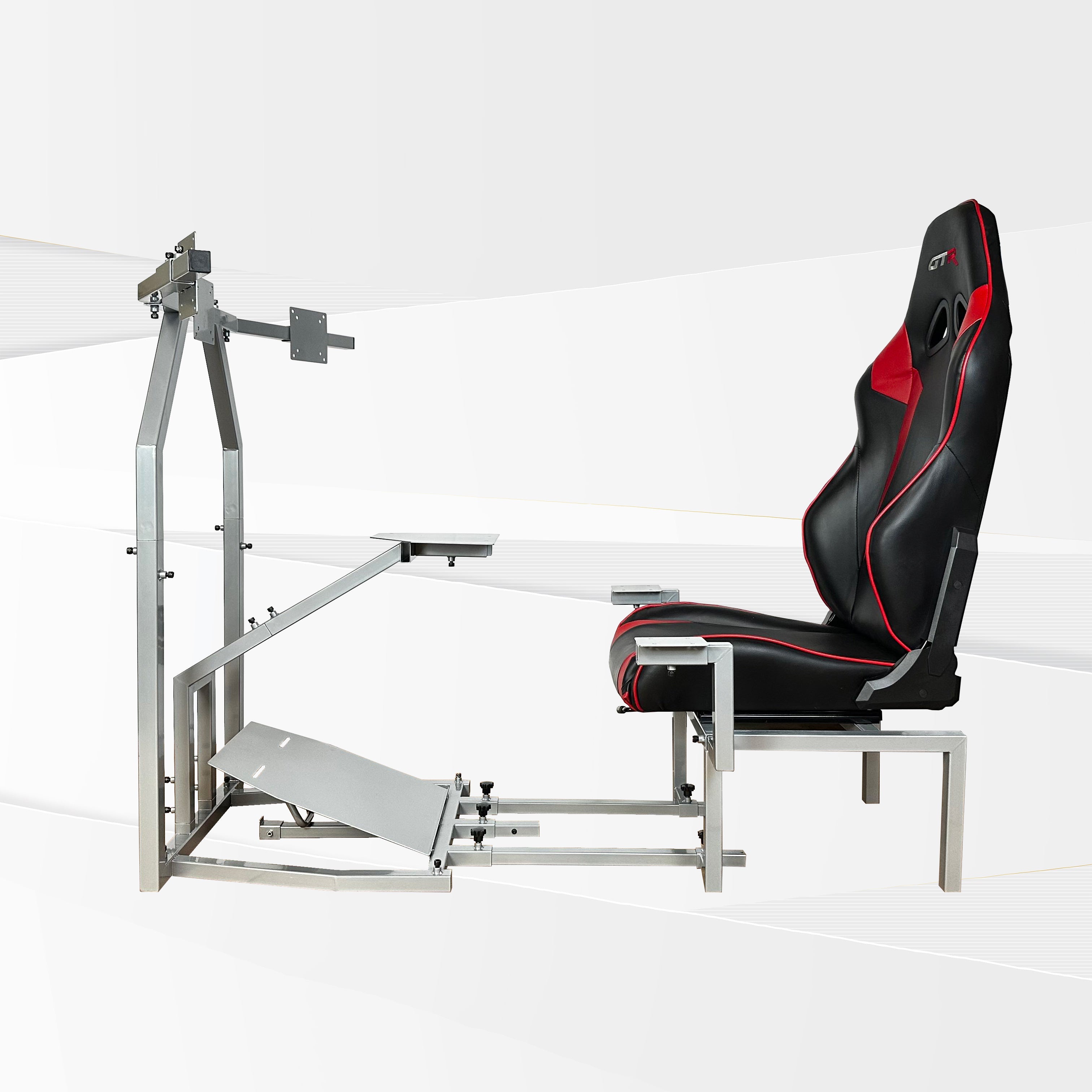 Bombardier CRJ Jet Flight Simulator Frame and Gaming Chair