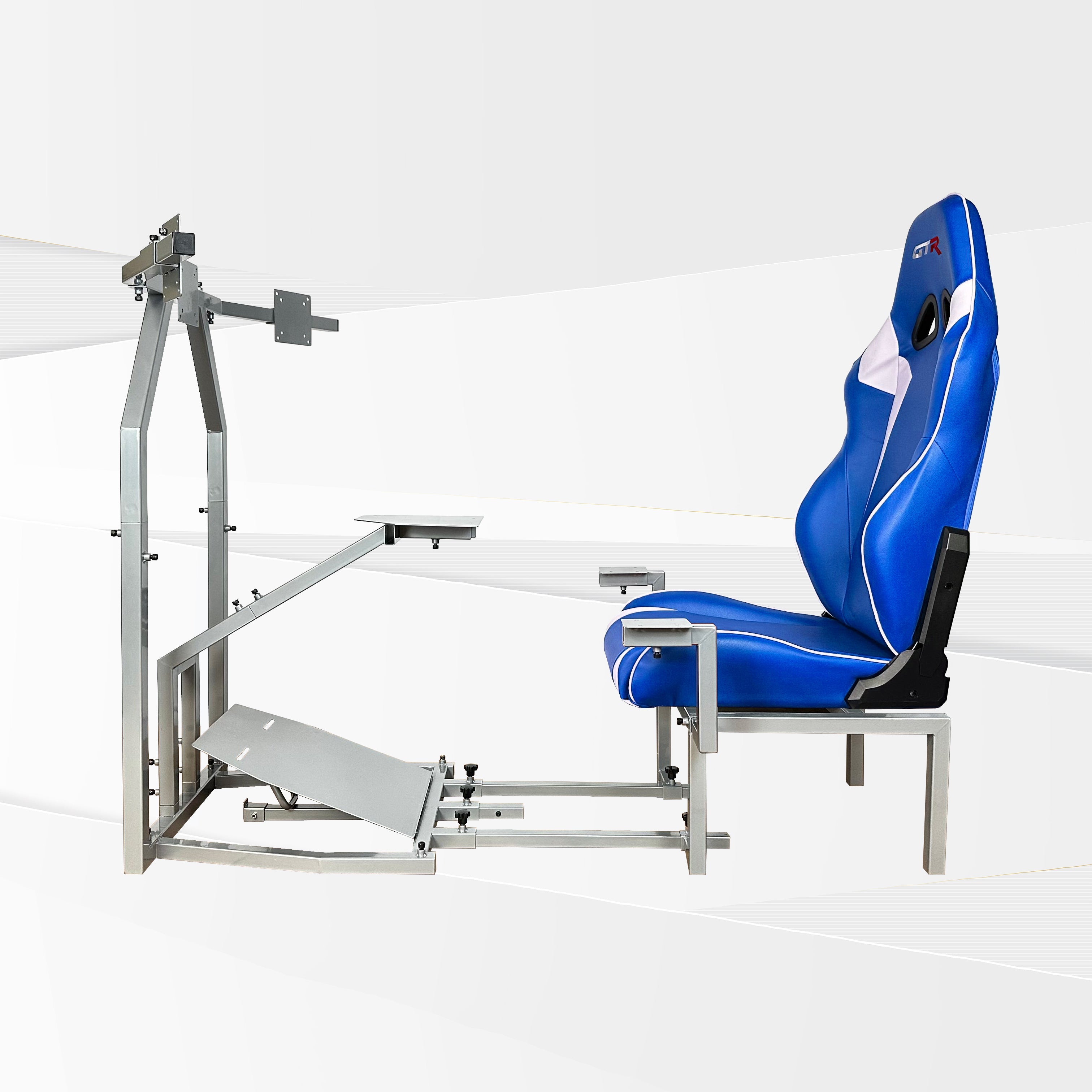 Bombardier CRJ Jet Flight Simulator Frame and Gaming Chair