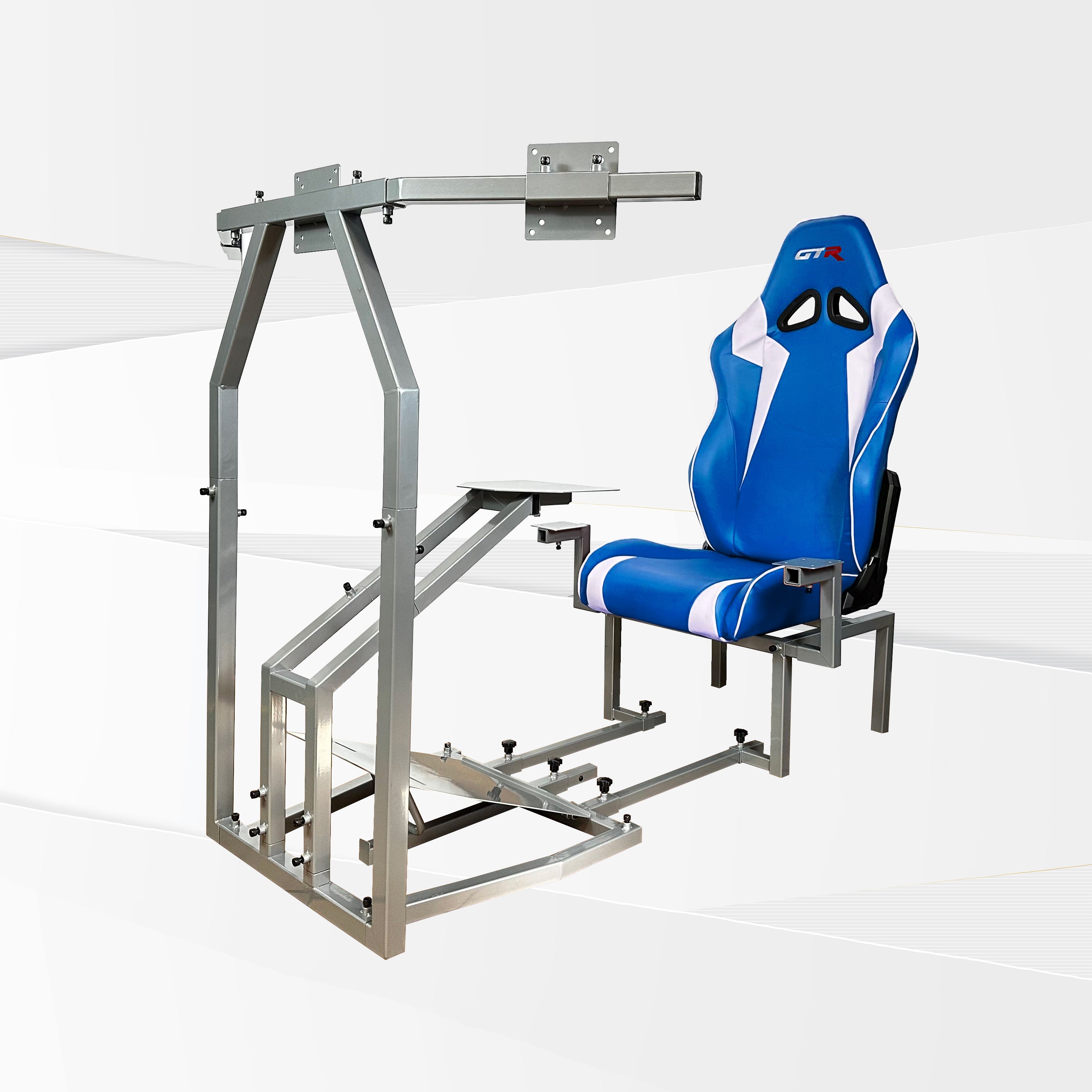 Bombardier CRJ Jet Flight Simulator Frame and Gaming Chair