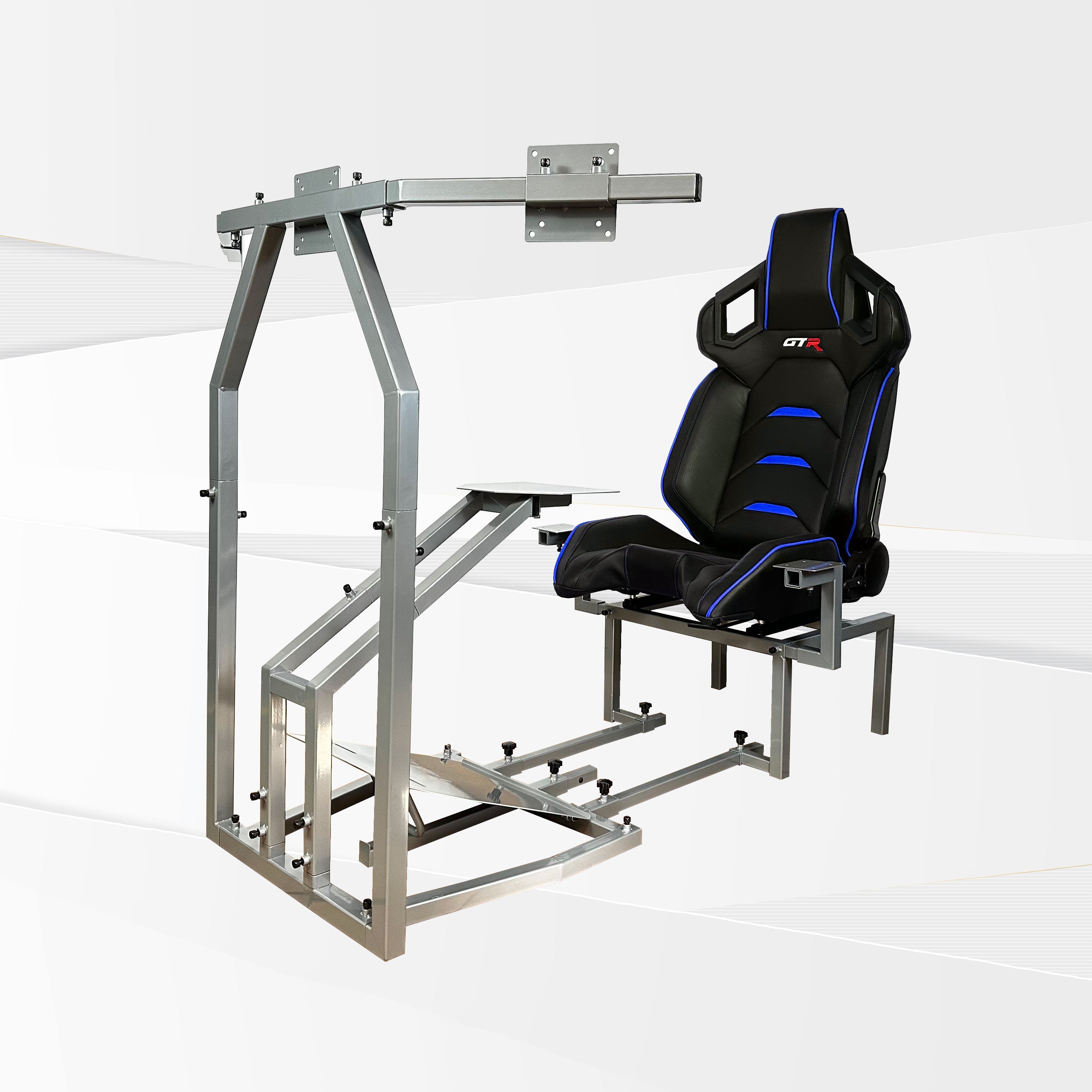 Bombardier CRJ Jet Flight Simulator Frame and Gaming Chair