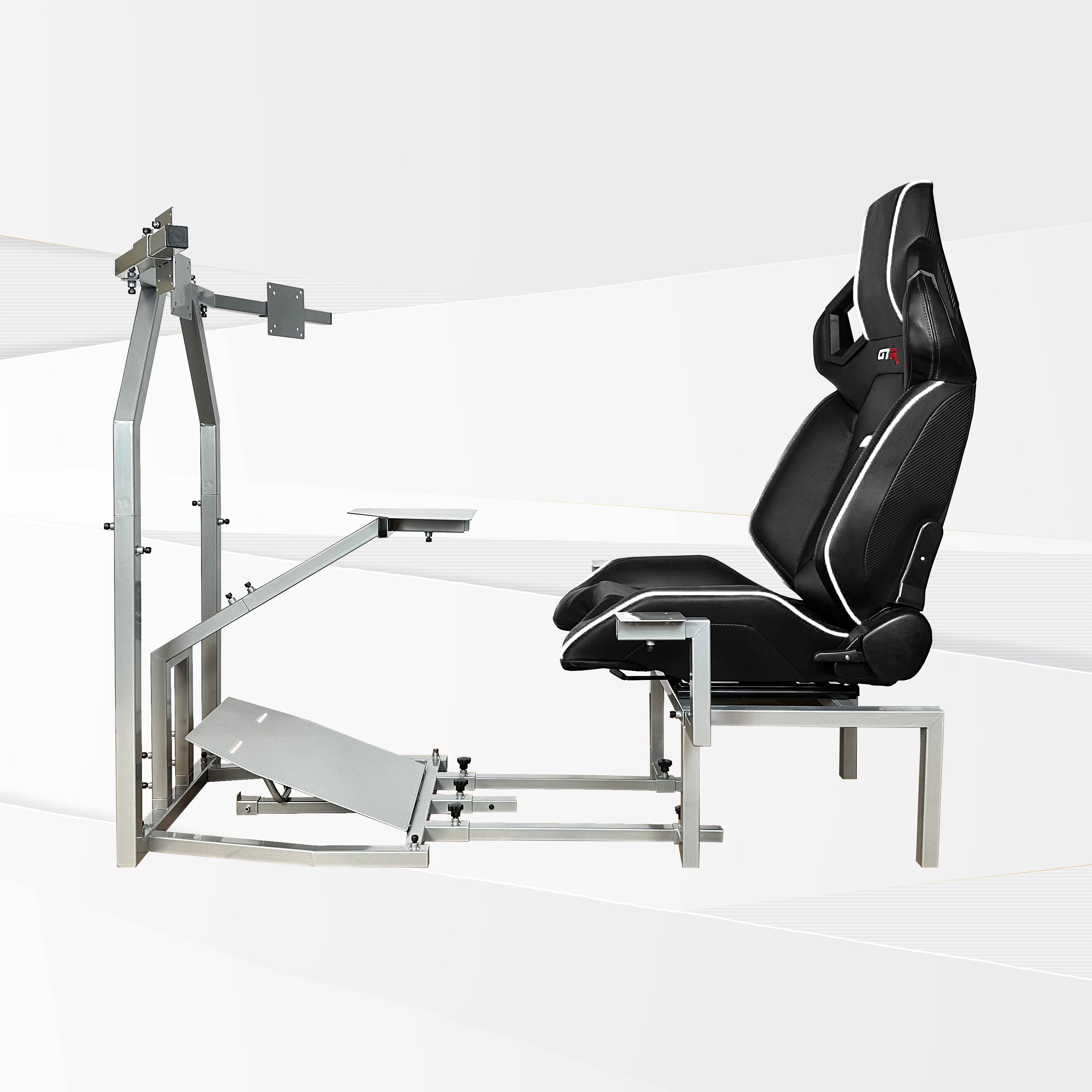 Bombardier CRJ Jet Flight Simulator Frame and Gaming Chair