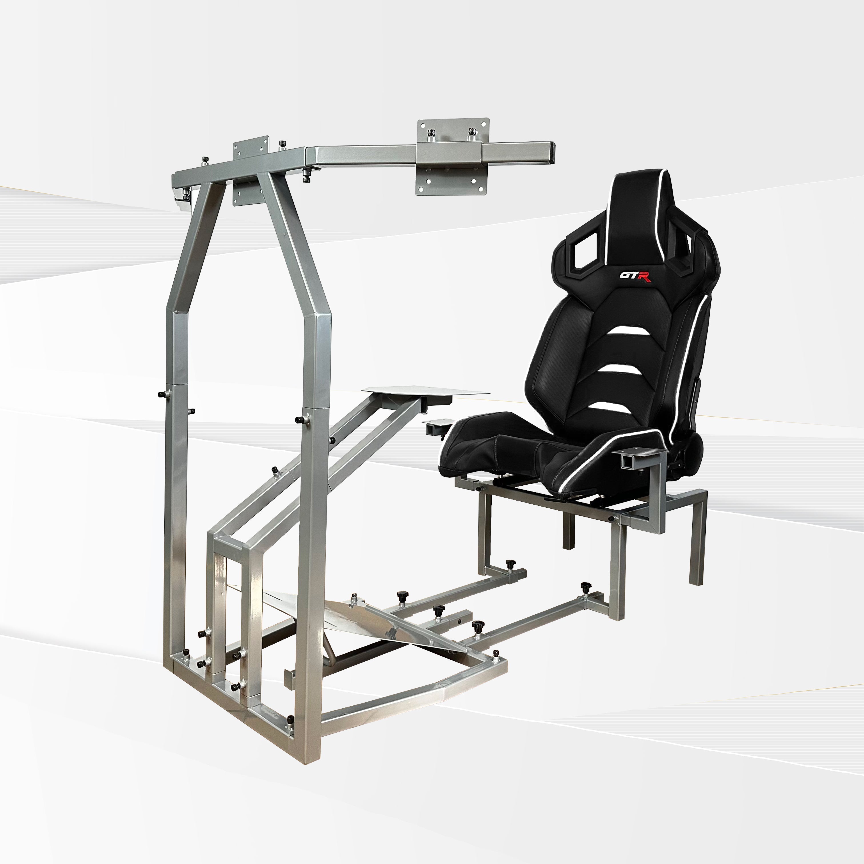 Bombardier CRJ Jet Flight Simulator Frame and Gaming Chair