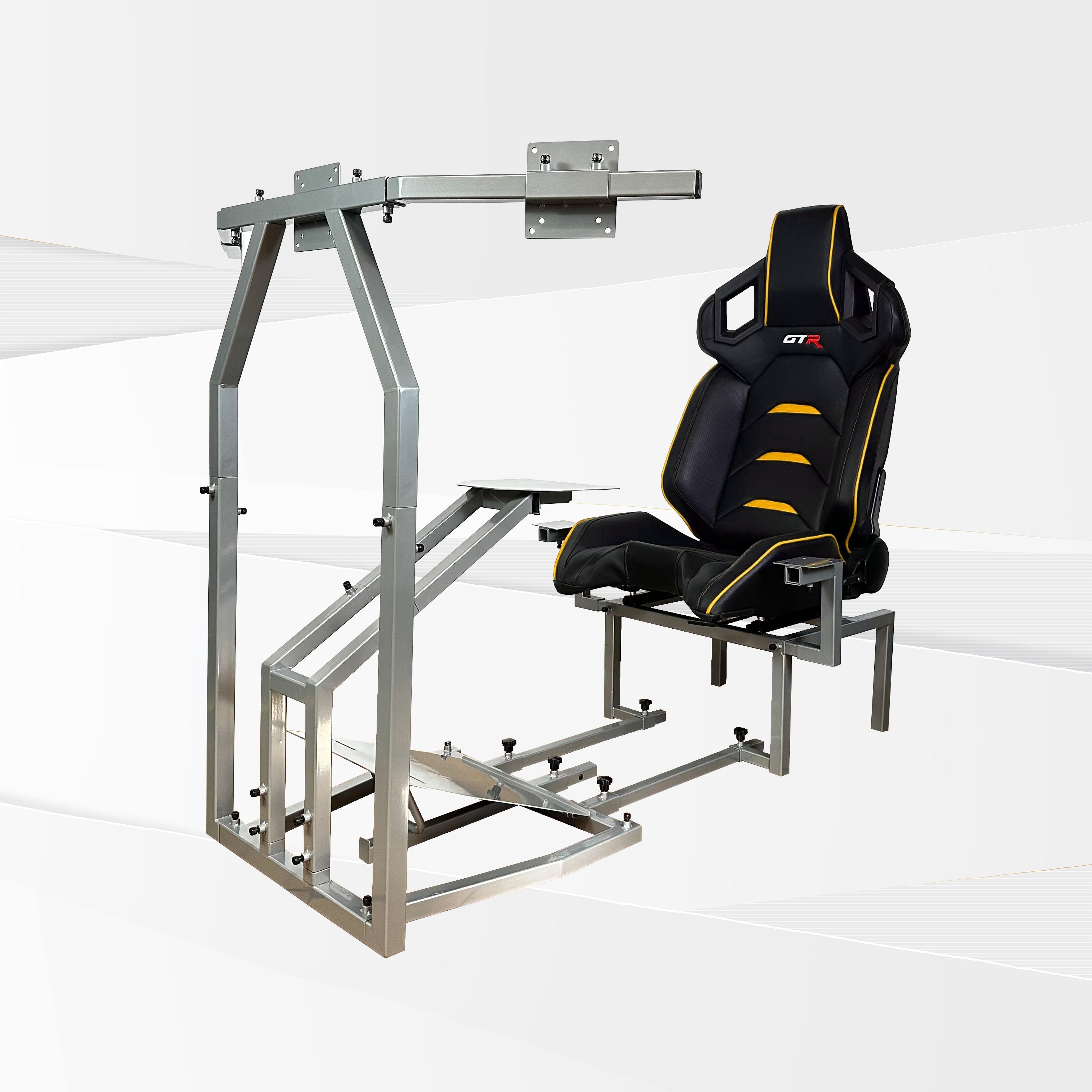 Bombardier CRJ Jet Flight Simulator Frame and Gaming Chair